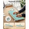 SABLUTE Wireless Keyboard and Mouse Combo, Ergonomic Wave with Wrist