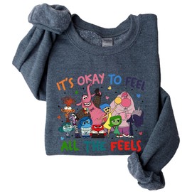 CLUTCHINK Motivational Graphic Sweatshirt for Men, Women, Unisex - 50% Cotton - Standard Fit Cozy Pullover, Dark Heather, Small