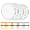LUMLLSAJI 6Pack LED Flush Mount Ceiling Light, 12 Inch 24W