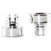 RTRHINOTUNING 100PCS Chrome Silver Wheel Rim Lip Rivets Nuts of