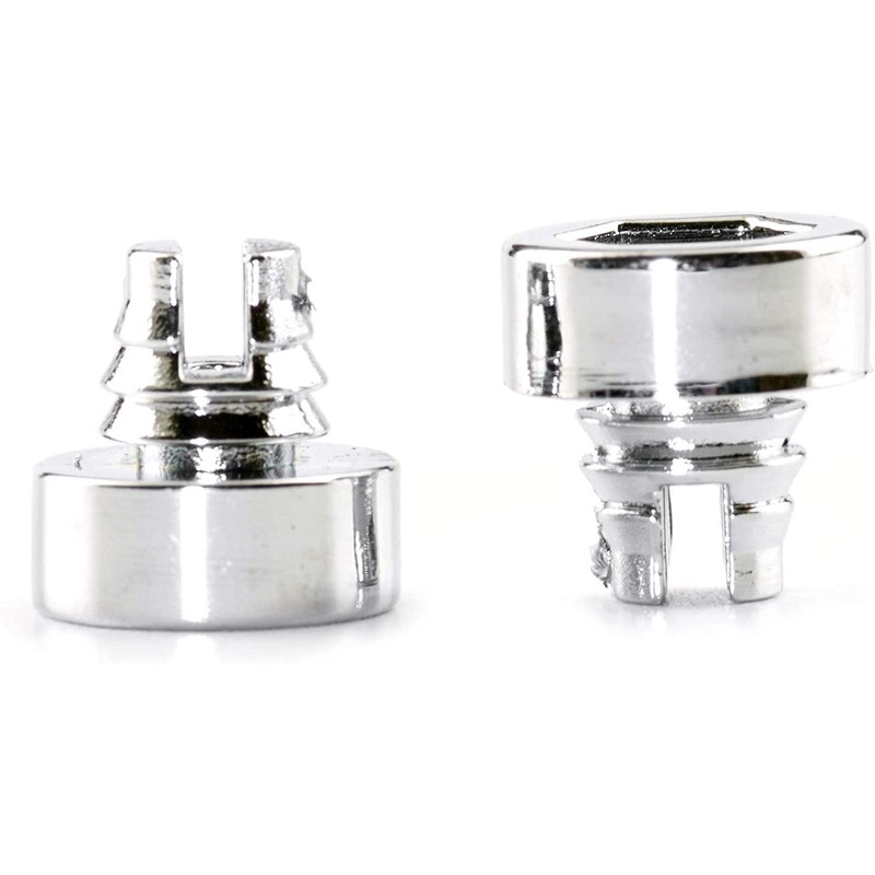 RTRHINOTUNING 100PCS Chrome Silver Wheel Rim Lip Rivets Nuts of