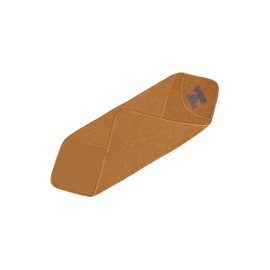 Sterntaler Baby Unisex Bath Towel Baby GOTS Hooded Bath Towel Elephant Eddy 100 x 100 cm - Bath Towel Baby Towel - Brown