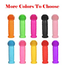 OTFAITP Scooter Grip Handlebar 1 Pair Bicycle Grip Fit for 2-3-4 Wheels Kid Kick Scooters,Children Bike,Rocking car,Drifting Scooter,Swing Scooter,Push Cart (Purple)