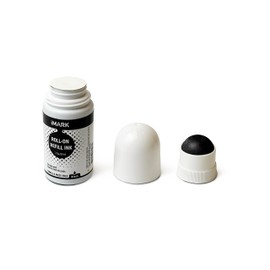 iMARK Premium Roll-On Ink Refill for Foam and Felt Stamp Pads, 2 oz (Black)