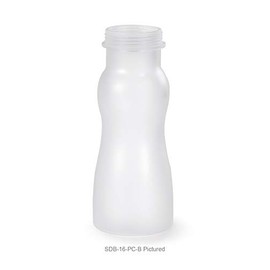 G.E.T. Enterprises SDB-16-PC-B-CL-EC Plastic Clear Salad Dressing Bottles, Clear (Pack of 4)