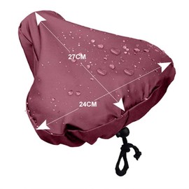 TSUOUKL 1 x Saddle Protector Waterproof Bicycle Elastic Waterproof Bicycle Saddle Protective Cover, Tear-Resistant Cover for Wind and Weather, Suitable for Most Bicycle Saddles such as Road Bike