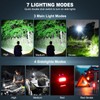 Cinlinso Rechargeable LED Flashlights High Lumens 2 Pack, 990000 Lumen