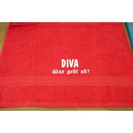 Diva – Was Geht Ab? – Bath Towel, multicolour, 70x140 cm