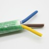 3 m Textile Cable Green Plain Colours 3 x 0.75
