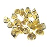60PCS 26mm/1inch Gold Bells Mini Liberty Bells for Crafts Favor