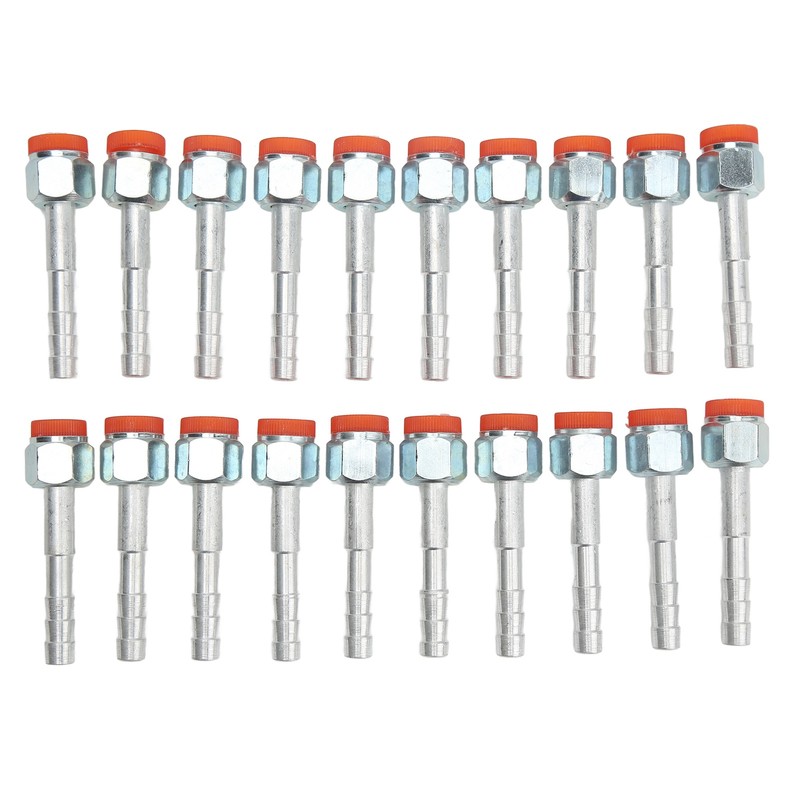 20PCS Air Conditioning Hose Barb Fitting Straight Aluminum High Strength