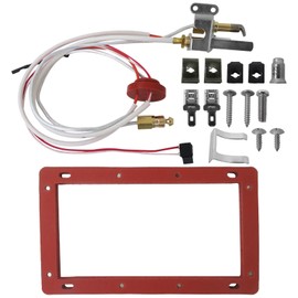 WELURE Fit for Rheem Water Heaters - Complete Pilot Burner Kit with NG/LP Orifice