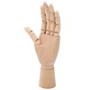 Wooden Hand Rotation Joint Professional Hand Model Various Shapes Wooden