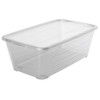 Life Story 6 Quart Rectangular Clear Plastic Protective Storage Shoe