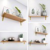 L Shelf Brackets 10 inch, Gold Heavy Duty Iron Shelf