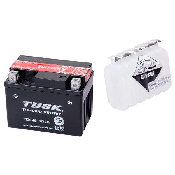 TUSK Tec-Core Battery with Acid TTX4LBS Maintenance-Free for KTM 400