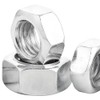 4Pcs Stainless Steel Hex Nuts, M10 x 1.25mm Stainless Steel