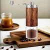 Moorstdel Manuelle Kaffeemühle, Hand-Kaffeemühle mit Teleskopgriff und Bürste, 6 einstellbare