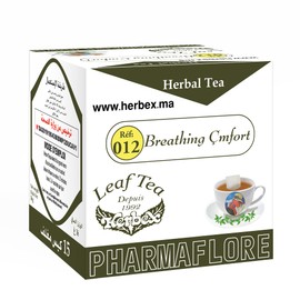 Herbex Maroc Herbal Tea For Comfort Respiratory Support, Promote Clear and Easy Breathing - 15 Double Envelope Bags