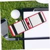 SUPVOX 1set Golf Scorecards Holder Elegant Leather Golf Scoring Book