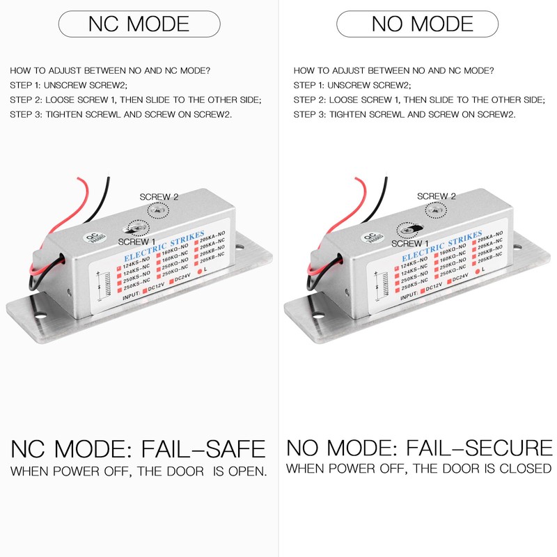 Heavy Duty Electric Door Strike Lock ANSI Standard 12V DC