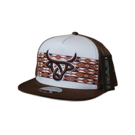LOST CALF 3D Logo White Brown - Hats Cap