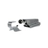 Flush Offset Polished Chrome Concealed Mount Door Closer