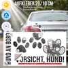 Hier wache ich hund German Hunting Terrier 29/18 cm