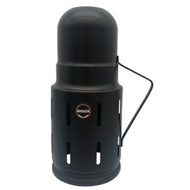 KKDUCK - Cubierta de viento para shisha con mango de metal para soporte de carbón