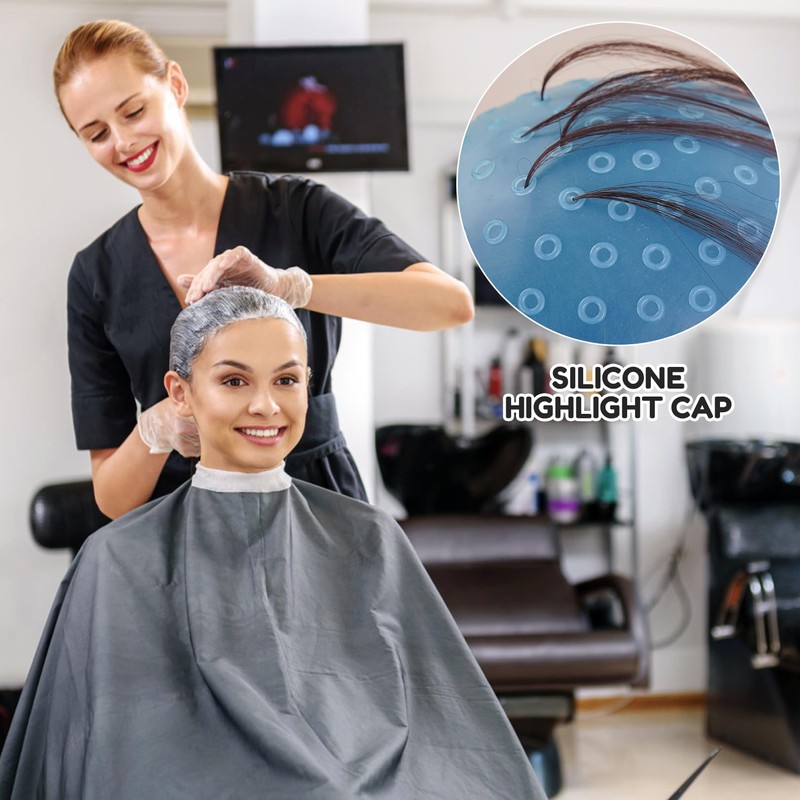 Highlight Cap for Strands Colour Highlighting Cap with Needle Balayage