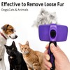 Self Cleaning Pet Shedding Slicker Brush, Cat Shedding Grooming, One-Click