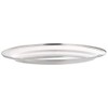 Genware NEV-1365 Oval Flat, Stainless Steel, 12"