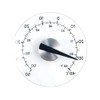 DollaTek Window Thermometer,Transparent Outdoor Thermometer Waterproof Garden Thermometer