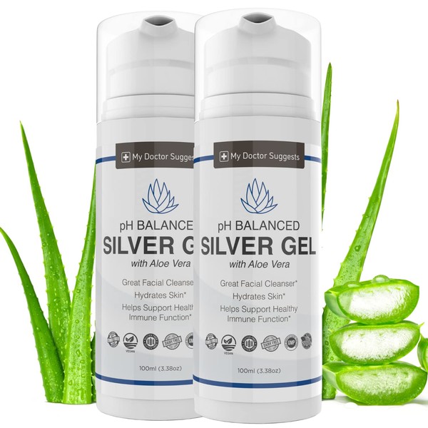 My Doctor Suggests Silver Colloidal Gel with Aloe Vera, 3.38 oz (Pack of 2)