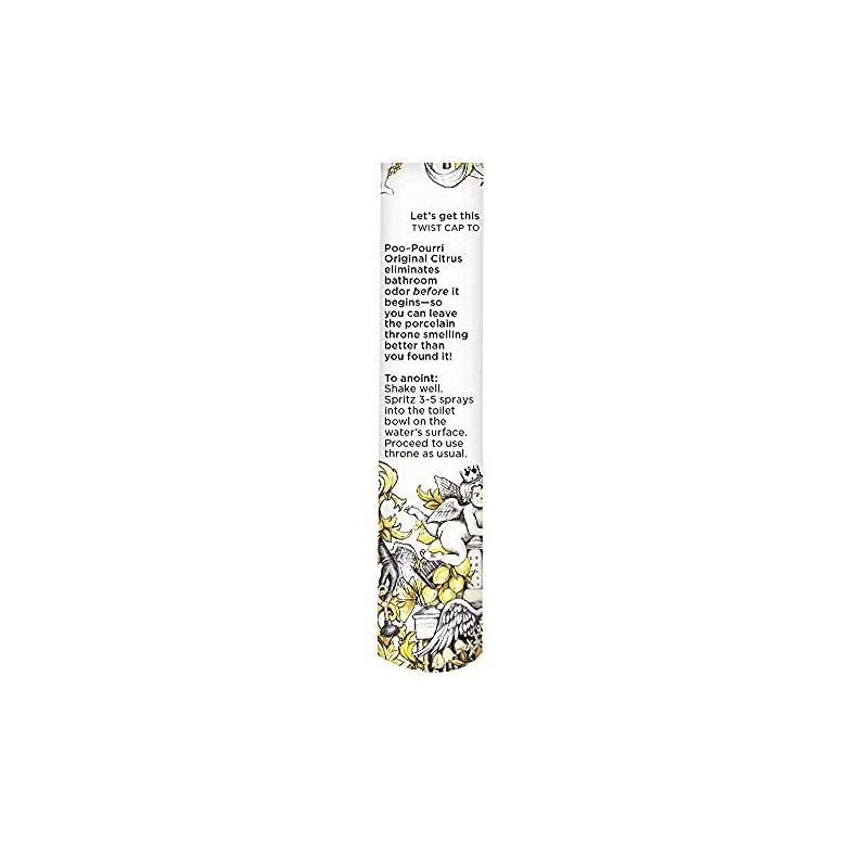 Poo-Pourri Before-You-Go In a Pinch Toilet Spray, Travel Essentials, Original