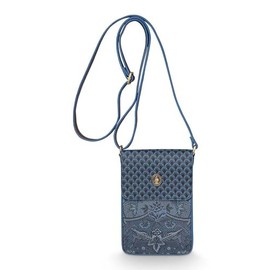 Pip Studio [W0724] Phone Bag Kyoto Festival Denim Blue 13 x 20 x 4.7 cm