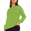 Urban CoCo Women's Solid Long Sleeve Crew Neck Knitted Pullover