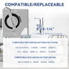 Upgrade Model 676-D/2676F-A Fan, Compatible with Broan 676-D/2676F-A, 680-A,110RDB, 110RDF,