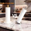 Paper Towel Holder Countertop,Kitchen Paper Towels Holder with Weighted Ceramic