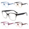 DONGDI Reading Glasses (5 MIX COLOR, 2.5, Diopters, Clear)