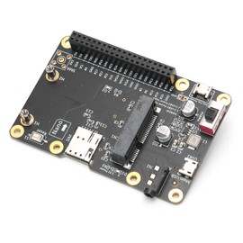 Akozon 3G/4G LTE Base Hat Expansion Board for 4/3/2/B+ Module Computer Board to USB with SIM Card
