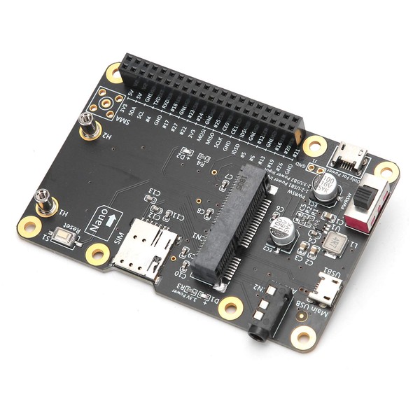 Akozon 3G/4G LTE Base Hat Expansion Board for 4/3/2/B+ Module