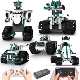 BEHOWL STEM Robot Toys for 8-14 Year Old Boys Girls,13-in-1 Science Programmable Building Block Set with Remote & APP Control,Educational Gifts for 9 10 11 12-16 Year Old Kids, (550 PCS)