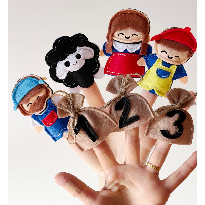 Baa Baa Black Sheep Nursery Rhyme Sing Along Finger Puppet