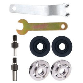 Dtoterul 8 Piece Angle Grinder Tool M10 Hand Drill Conversion Angle Grinder Connection Rod Flange Drill Conversion Tool Angle Grinder Replacement Parts Set for Cutting Disc