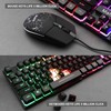 mafiti RK101 Computer Keyboard Mouse Combo Wired, RGB Backlit USB