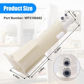 WP2186443 Housing Compatible with Whirlpool Kenmore Refrigerator replacement parts Replaces for 2186443, 451472, PS11739083