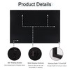 ccdcc 16.5x25 Vinyl Record Display Frame 1 Pack, Black Wooden