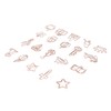 100Pcs Paper Clips Cute Look Note Clip Marking Document Organizing