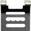 plastik2 10 x Silver Iron Roller Shutter Hooks Hanging Rail